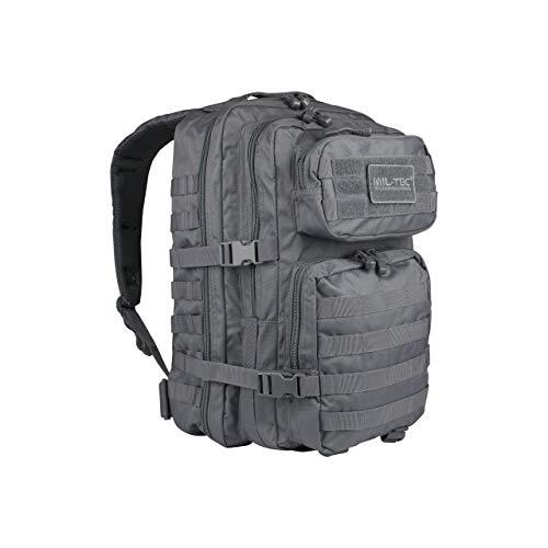 Mil-Tec US Assault Pack Backpack, grijs, Eén maat, Casual