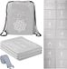OEM Bol Opvouwbare antislip yogamat voor dames met stretchband voor yoga pilates en fitness, ideaal voor thuis en sportschool
