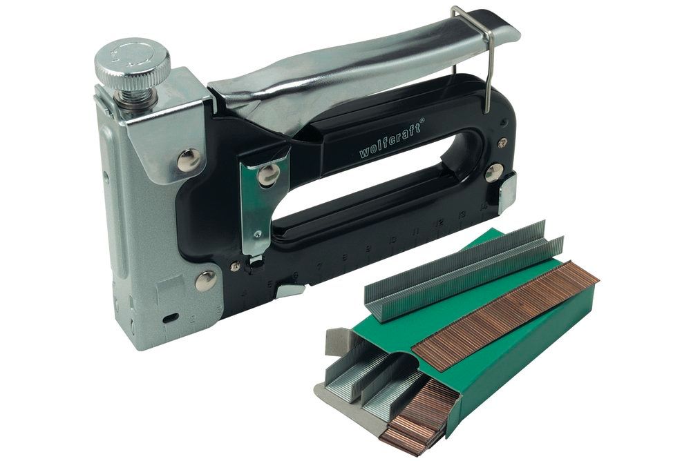 Wolfcraft 1 tacocraft 7 - stapler set
