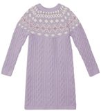 s.Oliver 2183738 meisjes Jurk met vlechtpatroon