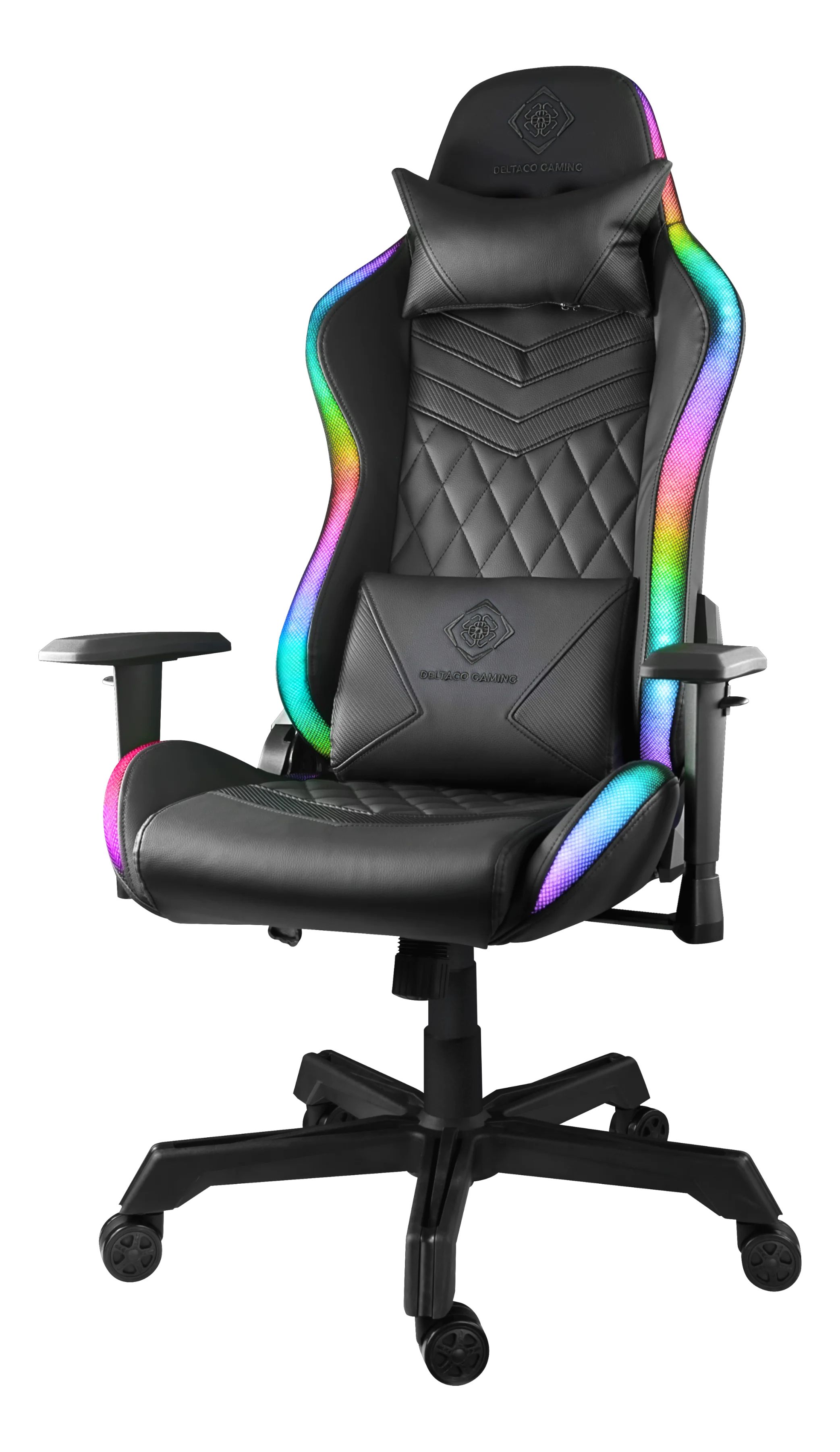 Deltaco PC Gaming Chair - Padded Seat - Black