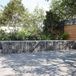 vidaXL Mur en gabion - 1100x100x50 cm - Fer galvanisé - Argenté