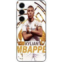 Samsung Galaxy S24 plus hoesje Kylian Mbappe Real Madrid behang viering Maniacase