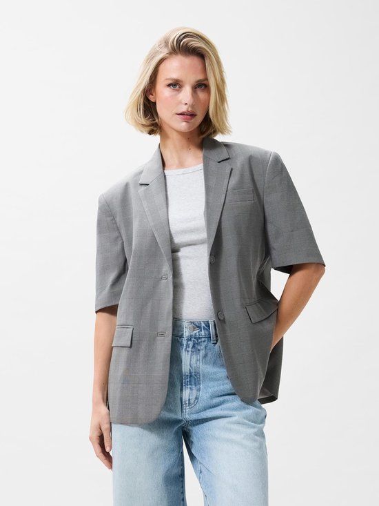 Catwalk Junkie Short sleeve check blazer