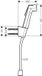 Hansgrohe Bidette handdouche 1jet S EcoSmart met Porter S douchehouder en doucheslang 125cm, 29238700