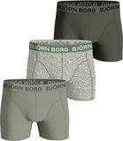 Björn Borg Cotton Stretch boxers - heren boxers lange pijpen (3-pack) - multicolor