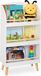 Merkloos Relaxdays Boekenrek kind - op poten - 95,5 cm hoog