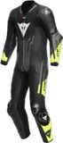 Dainese Misano 3 D-Air Airbag Perforated Zwart Antraciet Fluo Geel 1-Delig Motorpak - Racepak