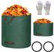 Unyqoos® Sacs pour déchets de jardin, 120 litres, avec gants de travail