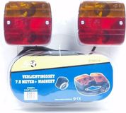 Huismerk Verlichtingsset + magneet 7,5 meter Oranje/Rood