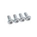 JRC Porte-bidon Boulons profil bas Aluminium 4 pièces Argent