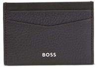 BOSS Leren Kaarthouder New Crosstown Card Holder Dark Brown