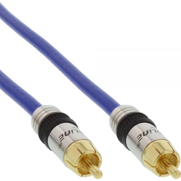 Inline Premium Composiet RCA Video Kabel - 2 meter