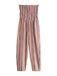 Next Jumpsuit bruin / rosa / wit