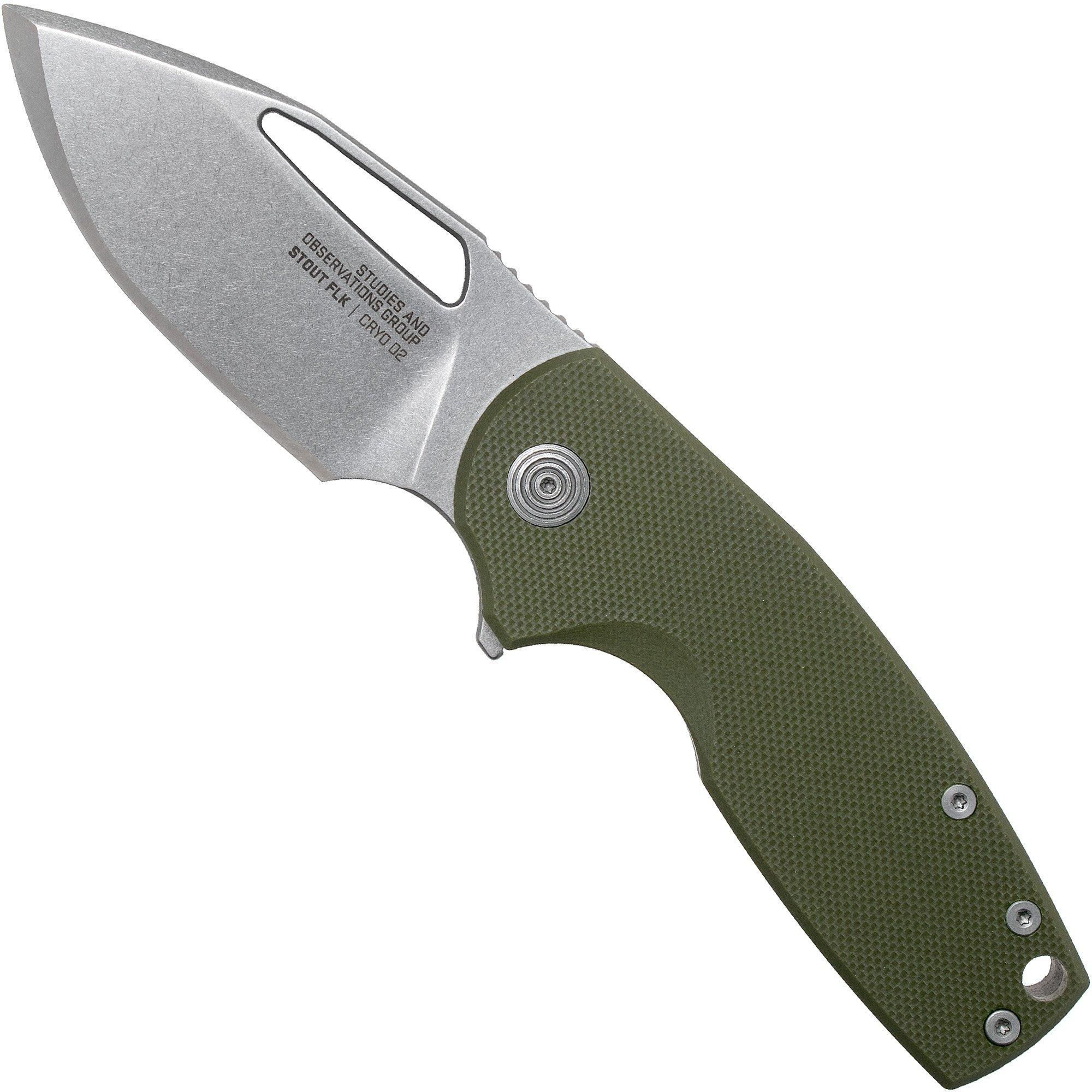 SOG Zakmes Stout FLK-green PE