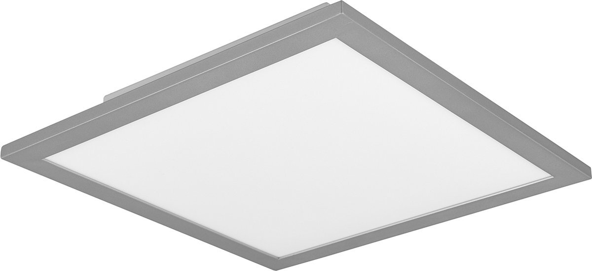 Qualu LED Plafondlamp - Plafondverlichting - Torna Alina - 13.5W - Warm Wit 3000K - Dimbaar - Vierkant - Mat Titaan - Aluminium - 30cm