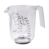 Wenco Maatbeker van kunststof, 1 liter, transparant