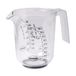 Wenco Maatbeker van kunststof, 1 liter, transparant