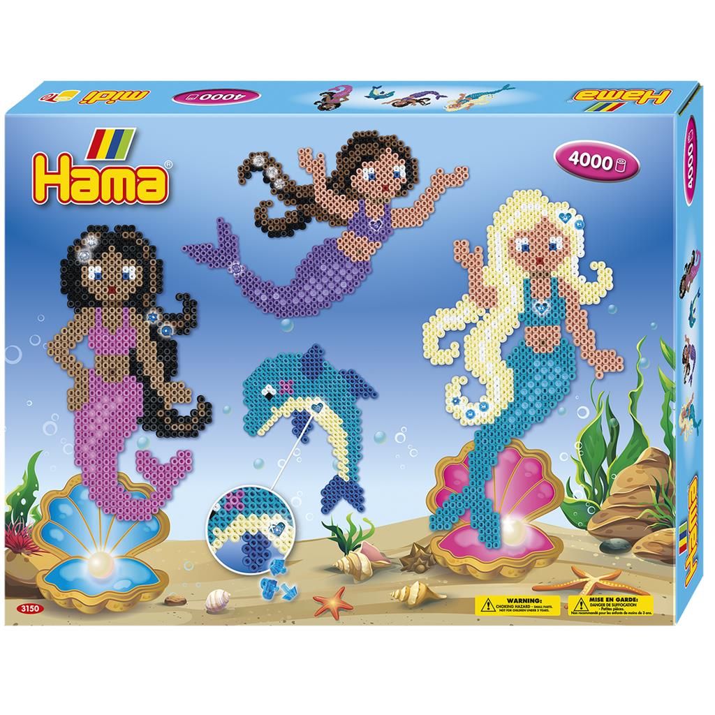 Hama - Zeemeerminnen Strijkkralen (4000 stuks)