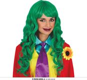 Fiestas Guirca Pruik Mrs Smile Groen Unisex Synthetisch haar