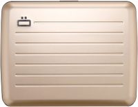 Ogon Designs Stockholm V2 Large Creditcardhouder – Dames – Aluminium Wallet met RFID Bescherming, Extra Geldvak & Waterbestendige Sluiting – Rose Goud