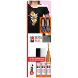 Marabu Textil Painter Plus, set van 3 textielstiften