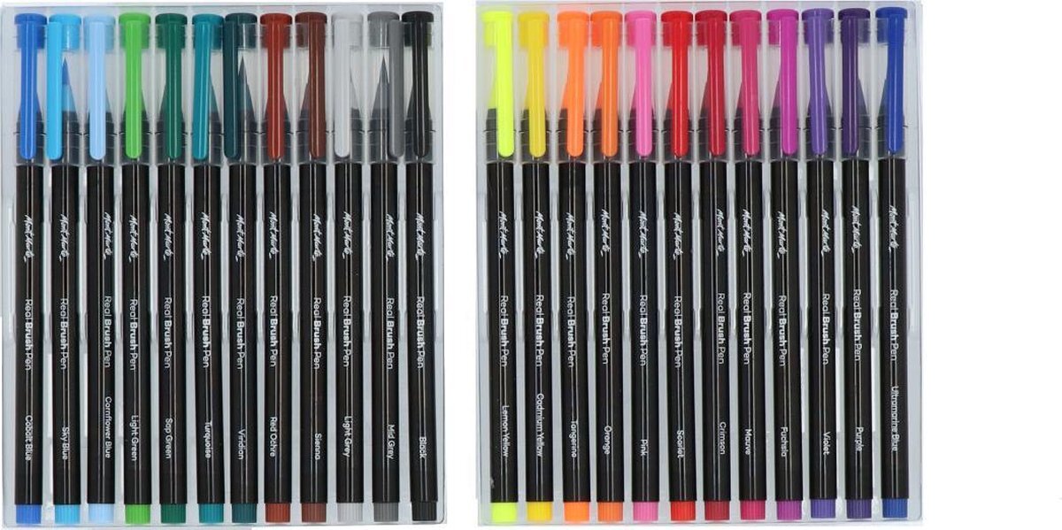 Mont Marte Mont Marte® penseelstiften set 24 stuks - gevulde waterbrush stiften