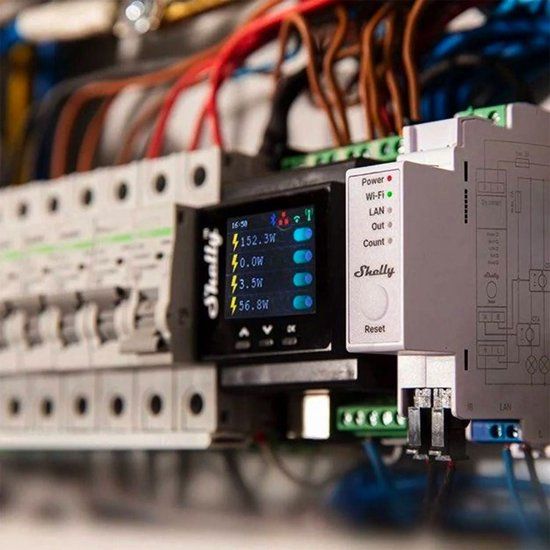 Shelly Pro EM 50A Elektriciteitsmeter - WiFi