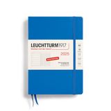 LEUCHTTURM1917 370494 weekkalender & notitieboek medium (A5) 2025, Sky, Duits