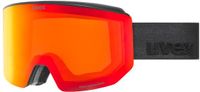 Uvex Lace Attract Skibril Zwart Supravision Red/CAT2+Orange/CAT1