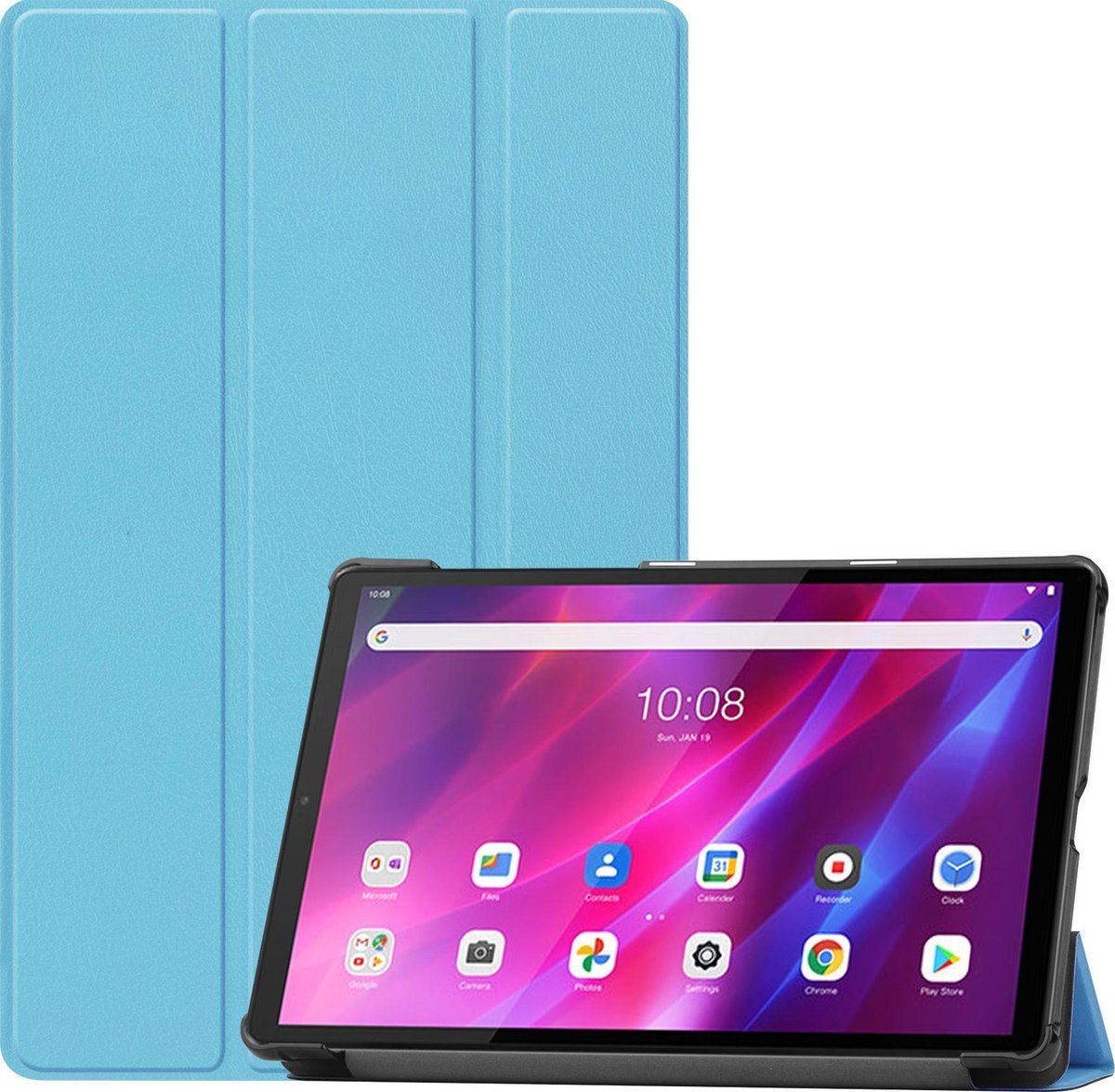 Case2go Lenovo Tab K10 / - / - / Licht Blauw