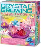 4M Wetenschap En Spel - Groei Kristallen - Eenhoorn Terrarium - 4 X Kristal 2 X Unicorn - 10 Jaar