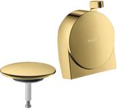 Hansgrohe Exafill S S - afbouwdeel - voor badafvoer- overloop- en vulcombinatie - glans goud
