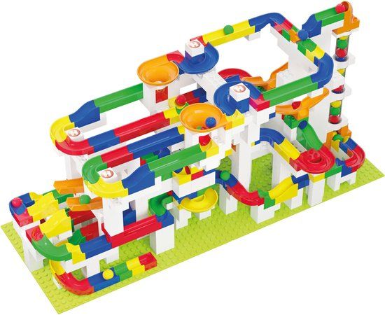 Hubelino Knikkerbaan Mega Bouwset - 585 dlg.