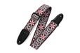 Levy's M8HT-12 2" Stijl 12 60's Stijl Hootenanny Jacquard Weave Gitaar Bandjes met Lederen Terug
