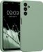 kwmobile telefoonhoesje geschikt voor Samsung Galaxy A14 5G - TPU backcover met siliconen coating - Smartphone case in vintage groen