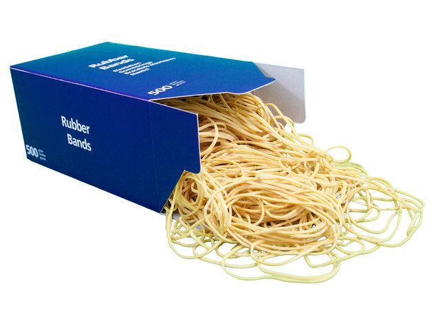 Staples Choice Elastiek nr. 14 - 55 x 1,5 mm - Naturel
