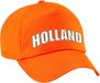 Bellatio Decorations Holland fan pet / cap oranje - kinderen