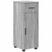 vidaXL Armoire de salle de bain gris Sonoma 30 x 35 x 80 cm bois transformé, métal