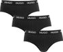 Hugo Boss heren HUGO 3P slips zwart