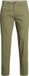JACK&JONES JPSTKANE DAVE CHINO Heren Broeken W36 X L36 Katoen Loose Fit Casual Effen Rits Deep Lichen Green