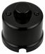Vrai porcelaine Montage en saillie porcelaine Rétro LED variateur rotatif, Tout-en-un, série QR1 noir