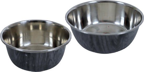 Gebr. de Boon Eetbak hond RVS grijs 950 ml