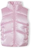 Minoti Gewatteerde Bodywarmer Meisjes Metallic Roze - Gevoerd