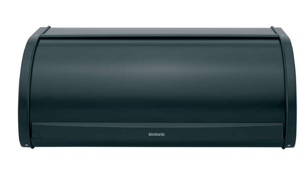 Brabantia Matte Black Roll Top Bread Box