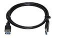 LINK LKCU3050LS USB 3.0 kabelstekker/bus 28 Awg halogeenvrij TPE, zwart, 5 m
