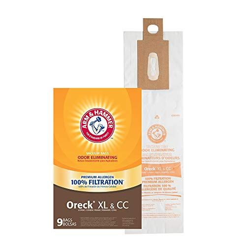 Arm & Hammer Oreck XL geureliminerende vacuümzakken - 9 stuks
