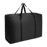 AiQInu Grote opbergdozen voor kleding, 150 l, waterdicht, met handvat, ruimtebesparend, opvouwbaar, organizer voor kleding, dekens en dekbedden, 420D Oxford