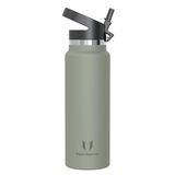 Sparrow Super Sparrow SwivelSip Waterfles 0.5/0.75/1/1.2/1.5L RVS Drinkfles Rietje Metaal Fles | BPA-vrije & Lekvrije Waterfles - Vaatwasmachinebestendig, Koud & Warm, School, Sport