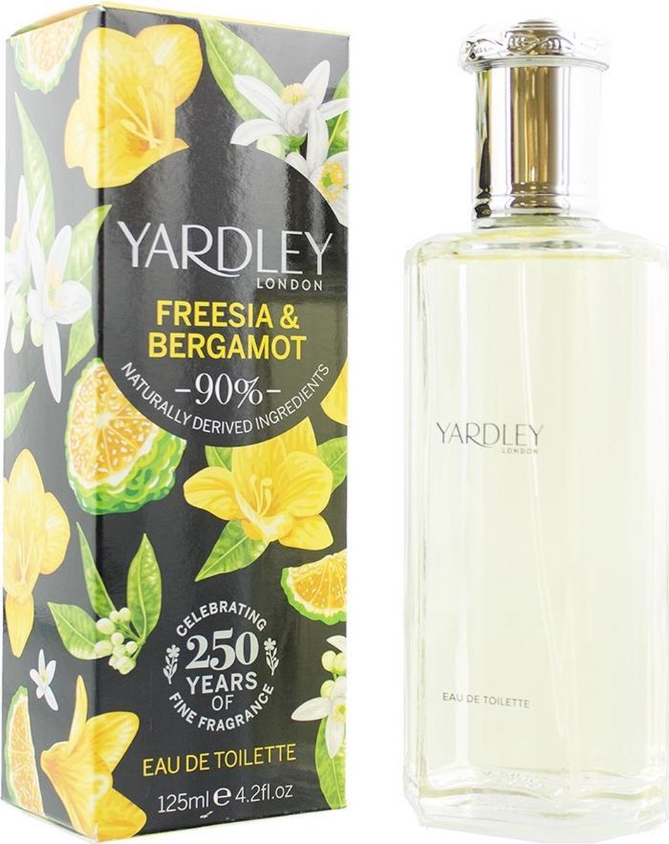 YARDLEY Freesia & Bergamot Eau de Toilette 125ml Spray